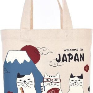 Japanese Minimalist Canvas Tote Bag
