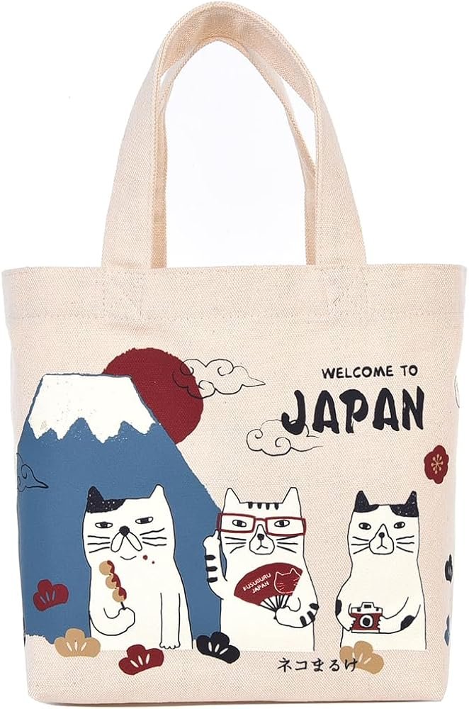 Japanese Minimalist Canvas Tote Bag